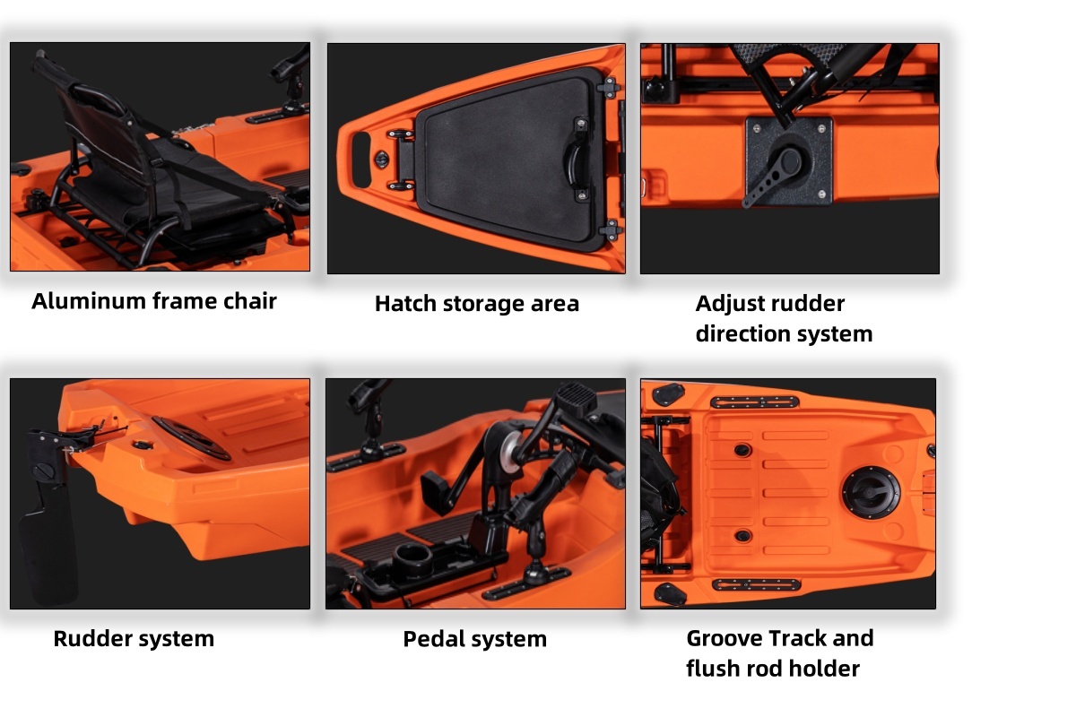 Super Lightweight 10ft Modular - Fishing Kayak Pedal Drive reseña y precio