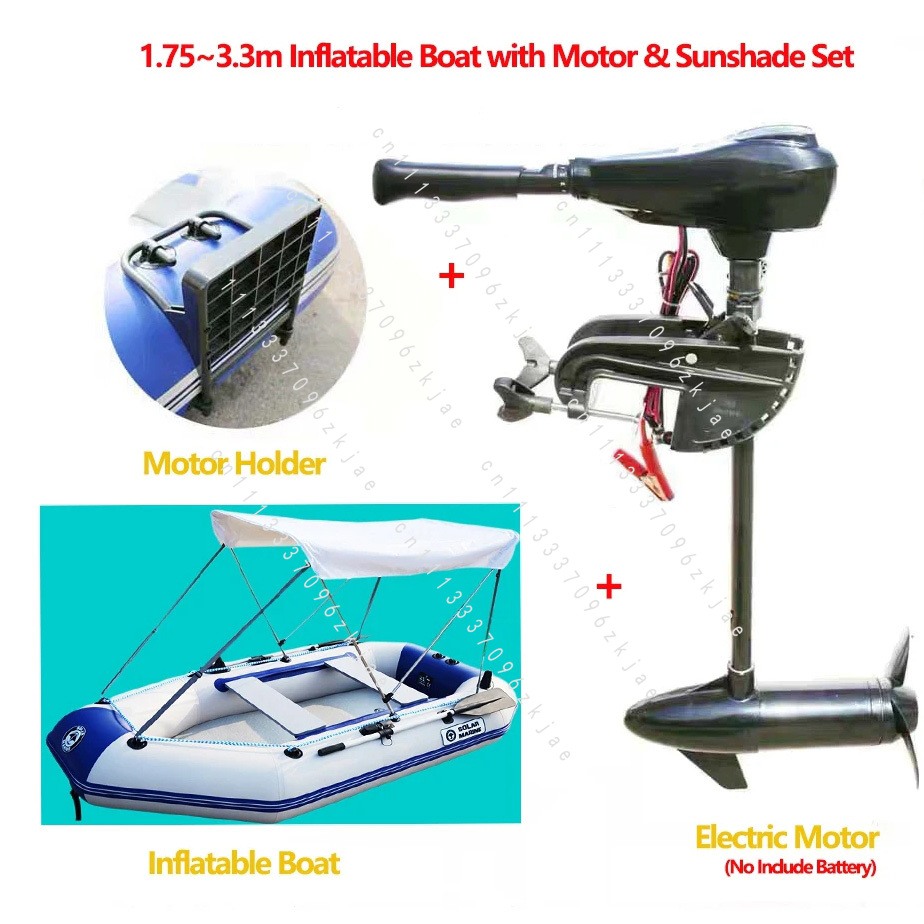 1.75~3.3m Inflatable Boat with - Fishing Kayak Inflatable reseña y precio