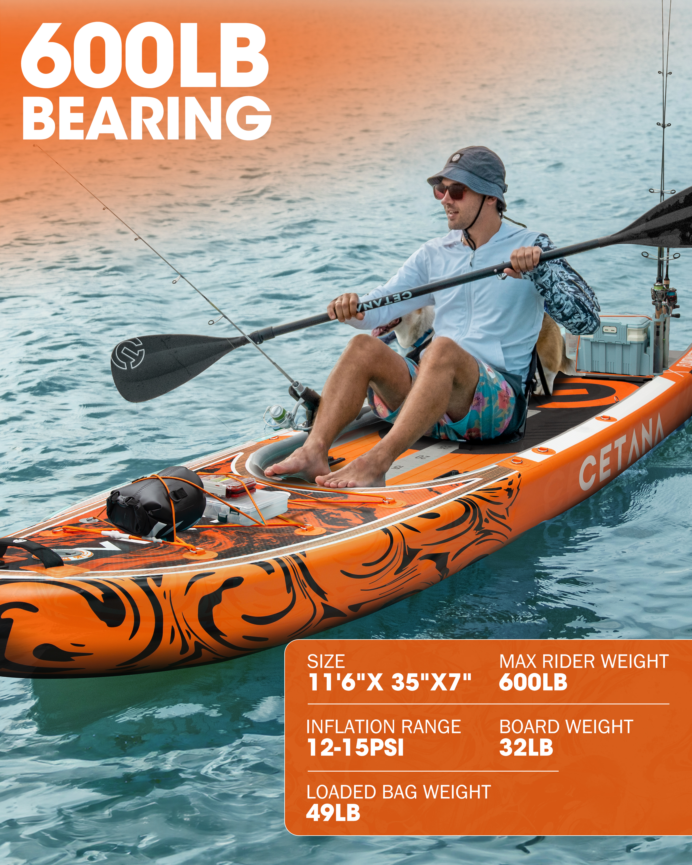 China Factory Inflatable Boat  - Fishing Kayak Paddle reseña y precio