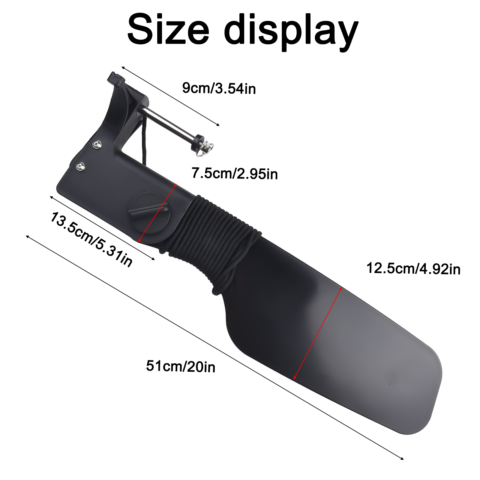 Boat Rudder for Kayak Canoe wi - Fishing Kayak Storage Bag reseña y precio