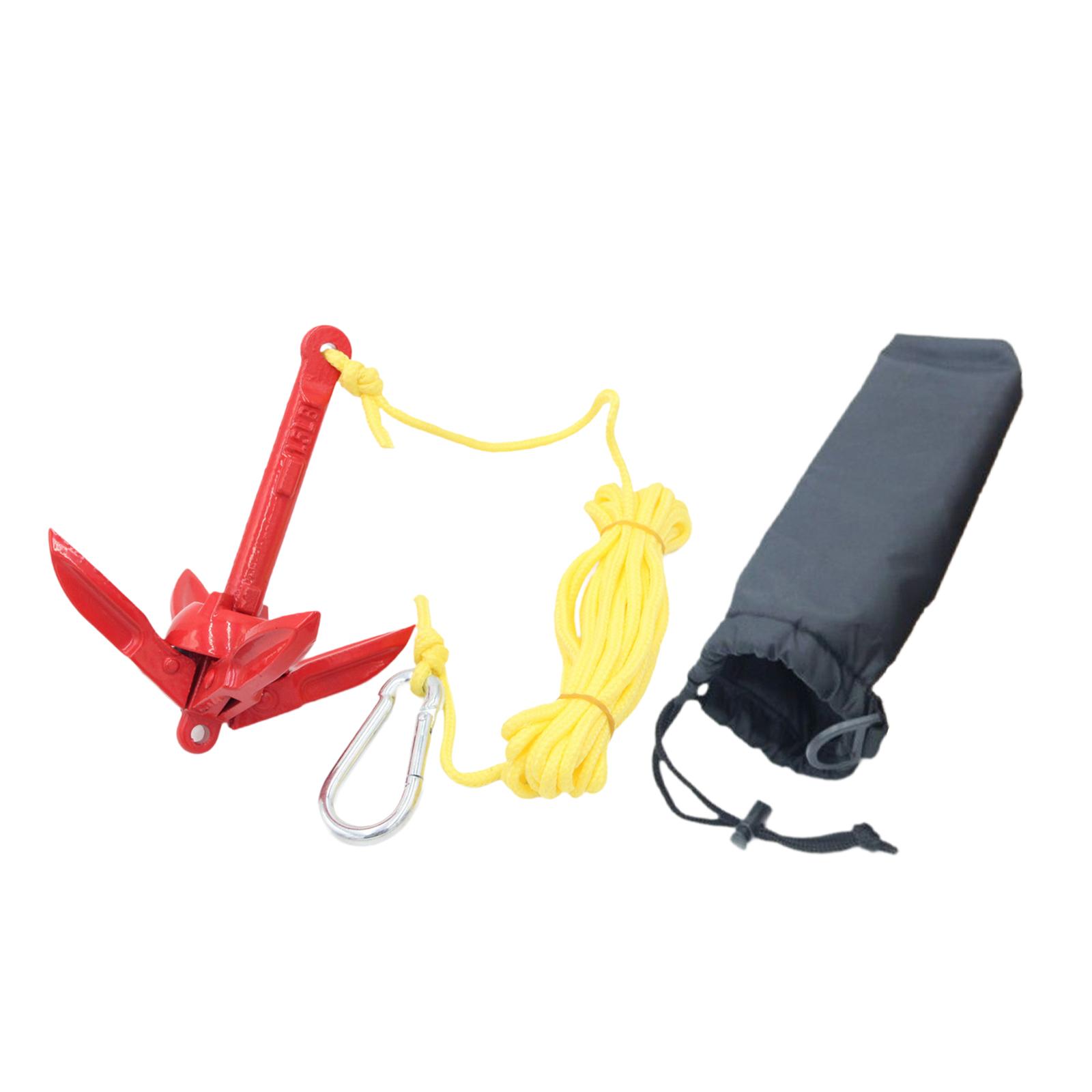 Carbon Steel Folding Boat Anch - Fishing Kayak Anchor reseña y precio